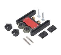 Rodillo Deslizante Ajustable para Tabla De Plumas, Accesorio para Enrutador Y Sierra De Mesa, Aleación de Aluminio, Compatible con Sierras De Cinta, Soporte Guía para Mayor Seguridad Y Precisión