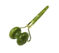 Rodillo Facial De Belleza De Jade Natural Para Masaje Estiramiento Facial Antiarrugas Masajeador De Cuello Más Delgado Cuidado De La Piel
