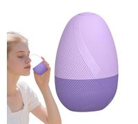 Rodillo facial de hielo - Masajeador de hinchazón de ojos - Masajeador de hielo para apretar la cara, molde con forma de huevo para el cuidado de la piel, rutina, spa, mañana, noche, después del