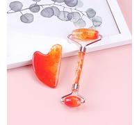 Rodillo Facial Gua Sha Rascador, Masajeador Facial, Herramienta De Masaje Para El Cuidado De La Piel De Belleza, Cuerpo De Ojos Guasha Detox Slim Lift Gouache Board,Rodillo Guasha D