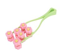 Rodillo Facial Masajeador con Forma de Semilla de Melón 2024 x Múltiples Rodillos x Mango Ergonómico x ABS Duradero x Diseño Floral x Rodillo Ajustable en V para Mejillas Cuello y Barbilla