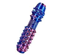 Rodillo Fidget puntito, juguete antiestrés portátil, llavero 3,5 x 3,5 x 11,5 cm con mango giratorio, robusto Spinner acrílico, herramienta Fidget compacto con estilo liso, accesorio relajante