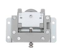 Rodillo Guía para Puerta Corredera de Hierro y Plástico, Plata | Sustitución del Rodillo Puerta Corredera, Accesorio para Riel Patio, Armario Dormitorio y Cocina