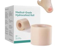 Rodillo hidrocoloide para acné, parche hidrocoloide, vendas de silicona para arrugas faciales, parches de cicatrices de silicona para cicatrices cesárea, 5 x 5 cm, autoadhesivo, recortable para