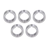 Rodillo Impulsor de Alimentación de Alambre, 5 Uds., 0,8-1,0mm, Rodillo de Alimentación de Alambre para Soldador, Rueda de Guía de Alimentación con Ranura para Máquina de Soldadura, Alimentador de Ala