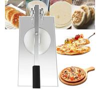 Rodillo laminador de masa - Máquina de prensa de acero inoxidable para una fácil preparación de tortillas y pastelería, 20 cm de diámetro