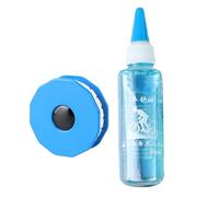 Rodillo lubricante de cadena de ciclo, lubricador de cadena de ciclo | Rodillo lubricante de engranaje con 60 ml de aceite | Mantenimiento de ruedas de desplazamiento Mountain