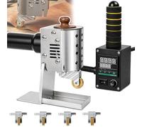 Rodillo manual de pegamento termofusible de 150W, temperatura ajustable de 50°C a 220°C, aplicador de pegamento comercial, for sellado de envases y manualidades(50ml)