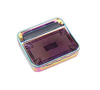 Rodillo Máquina de Liar Cigarrillos Manual de Metal de fácil Uso Haute Accesorios automáticos para Hacer Cigarrillos de Tabaco para Fumar Estuche de Almacenamiento