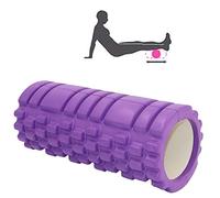 Rodillo Masaje Muscular Rulo Masaje Muscular Palo de masaje de rodillo muscular Rodillo masajeador Gran rodillo de espuma Espuma de músculo de 1-purple,33cm