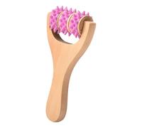 Rodillo masajeador de espalda de madera de mano para liberación de tensión, herramienta de presión natural para recuperación muscular de hombros y cuello, masajeadores de madera de tejido profundo