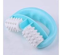 Rodillo masajeador de mano para la espalda Cara pierna Cuello Dolor apretado Alivio de los músculos Alivio de la tensión del cuerpo del hombro Herramienta de punto gatillo,Azul