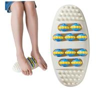 Rodillo masajeador de pies 3D antideslizante de resina ABS para aliviar el dolor y la circulación de la fascitis plantar, herramienta de masaje de acupresión para masaje del arco del talón, m