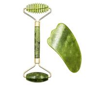Rodillo Masajeador Facial De 2 Uds, Piedra De Jade Natural, Tablero De Guasha, Juego De Raspador Facial,mi Conjunto