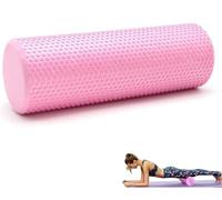 Rodillo Masajeador. Rodillo de Espuma para Terapia y Masaje Muscular. Rodillo para Fitness, Pilates y Yoga. Fitness Foam Roller. Cilindro de Gomaespuma para Alivio de Dolores y Entrenamiento. 45x15cm
