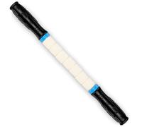 Rodillo muscular de alta calidad, el rodillo de masaje definitivo de 17 pulgadas, recomendado por fisioterapeutas, promueve la recuperación rápida de calambres, dolor y músculos tensos (blanco-PPR)