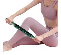 Rodillo muscular - Masajeador corporal portátil de 45 cm, rodillo de fascia resistente de acero PP, terapia eficaz de puntos de activación con diseño de recuperación relajante, perfecto para correr