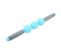 Rodillo Muscular para Atletas, Palo de Yoga, Rodillo Muscular, Celulitis, Bola Puntiaguda, Rodillo de Masaje Corporal para Espalda, Brazos, Hombros, Piernas, Reduce el Dolor Muscular, Tensión,(Azul)