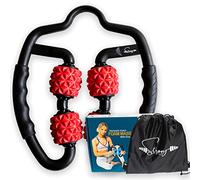 Rodillo muscular para músculos de tejido profundow bolsa de gimnasio con cordón | Fascia Blaster y removedor de celulitis herramienta de masaje miofascial - masajeador de codo de tenis, pantorrilla,