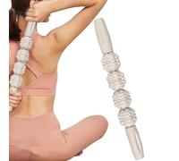 Rodillo muscular portátil, masajeador muscular para espalda y pierna, rodillo de masaje, puntos de activación de tejido profundo para atletas, yoga