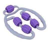 Rodillo muscular, rodillo de espuma de punto de gatillo para pantorrillas, masajeador de piernas anillo de fitness masaje de rodillo equipo de espuma de yoga eje de espuma oscuro