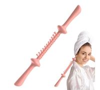 Rodillo para bastones de masaje, Rodillos para piernas para músculos,Rodillo con bastón muscular plegable - Bastón de masaje giratorio con mango antideslizante, masajeador muscular