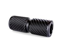 Rodillo para entrenamiento fascial con ondas, PRO, negro