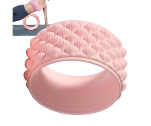 Rodillo para espalda, rueda de yoga para recuperación muscular de tejido profundo, accesorios de fitness multifuncionales, herramienta de ejercicio central para familiares, amigos