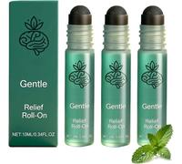 Rodillo para mareos Roll-On, Aceites Esenciales de Acción Rápida, Aceites Naturales Calmantes para Ayuda a Mareos, Náuseas (3 unidades)