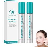 Rodillo para mejorar la visión, suero para rodillo de ojos, rodillos para masajear los ojos, aliviar la tensión ocular, mejorar la claridad visual, nutrir los ojo (2 Pcs)