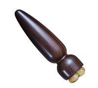 Rodillo para ojos: forma de vaina de loto, mini masajeador de madera, varilla de acupresión, herramienta facial | Universal Gua Sha para cuello, cuerpo, Spa, viaje, ducha, Yoga, relajac