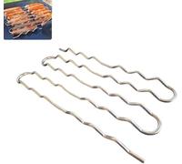 Rodillo para salchichas para barbacoa, rodillo para perritos calientes de acero inoxidable, rejilla giratoria para salchichas que evita quemaduras, herramienta de cocina uniforme para acampar (1pc)