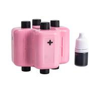 Rodillo para sellos de problemas matemáticos, herramienta práctica división multiplicación, accesorio de aprendizaje con tinta recarga, elementos esenciales compactos para el aula con fáci