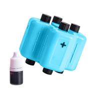 Rodillo para sellos de problemas matemáticos, herramienta práctica división multiplicación, accesorio de aprendizaje con tinta recarga, elementos esenciales compactos para el aula con fáci