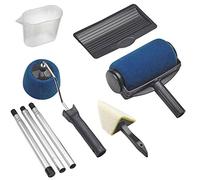 Rodillo Pintar Con Deposito y Mango Extensible Kit 6 Piezas