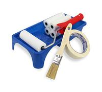 Rodillo Pintura Pequeño + 5 Recambios de Espuma de 11cm + Bandeja de pintura + Pincel + Cinta de carrocero.