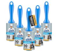 Rodillo quitapelusas extraadhesivo MR.SIGA para eliminar el pelo de mascotas, azul