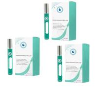 Rodillo Refrescante para Ojos - Reduce al instante el enrojecimiento de los ojos y las ojeras, una prebase de maquillaje con extracto de cártamo (8 ml portátil)