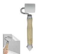 Rodillo, Rodillo Alisador para Empapelado en Esquinas, Herramienta de Doble Cabeza para Alisar Superficies Planas y Esquinas con Aislamiento Acústico para Papel Pintado Hogar Papel Adhesivo e