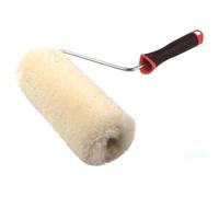 rodillo - rodillo de lana de 22 cm de diámetro, mango ergonómico, ideal para pintar superficies grandes con acabado suave.