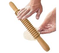 Rodillo - Rodillo multifuncional, roscado | Prácticas galletas de madera dee groller, la tienda de fideos y la tienda de postres en casa