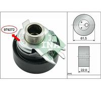 INA 531 0252 30 Polea tensora correa dentada