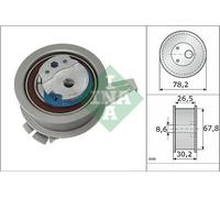 Rodillo tensor de la correa de distribución 531 0847 10 INA para VW SKODA
