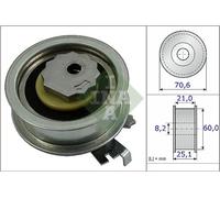 Rodillo tensor de la correa de distribución 531 0882 10 INA para AUDI VW SEAT