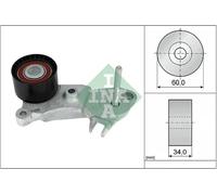 Rodillo tensor de la correa de distribución 532 0999 10 INA para VOLVO V60 I