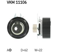 SKF VKM 11106 Polea tensora, correa dentada