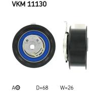 Rodillo tensor de la correa de distribución automático VKM 11130 SKF para VW