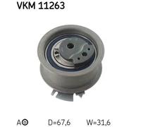 Rodillo tensor de la correa de distribución automático VKM 11263 SKF para VW