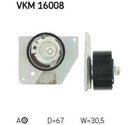 SKF Polea tensora, correa distribución para RENAULT: Mégane, Scénic (Ref: VKM 16008)