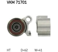 Polea tensora, correa de distribución SKF VKM 71701